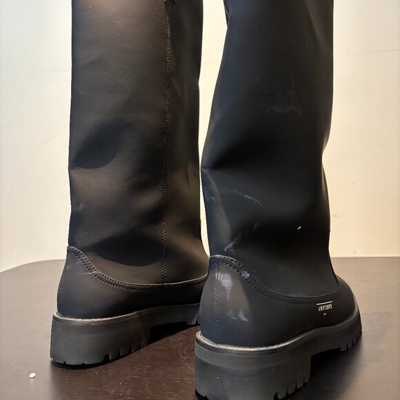 Anonymous Club Tall Rubberized Boots – Black (EU 42 / US 9) - Picture 4 of 6